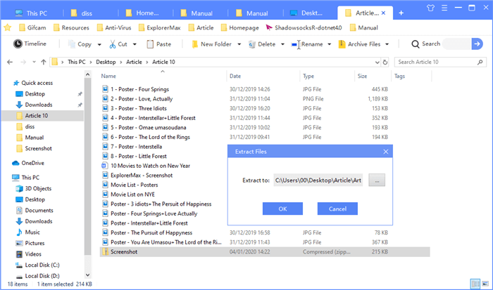 Extract Files